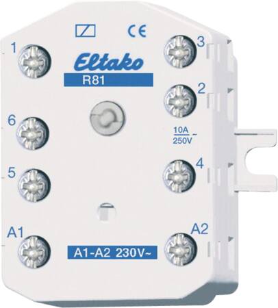 [5422505874] RELÆ 2SK 230V 10A MEK F/DÅSE