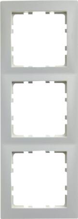 [7926001704] Ramme 3 modul S1 hvid