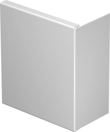 [0836108639] WDK ENDESTYKKE 80X170 MM HVID RAL 9010