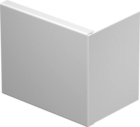 [0836108655] WDK ENDESTYKKE 100X130 MM HVID RAL 9010