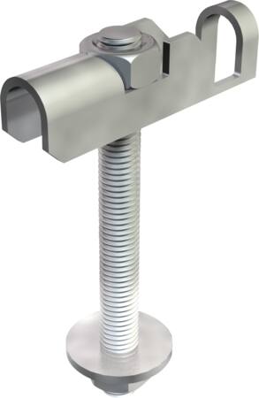 [5439001141] KIP PLØK M10X100 M. SKIVE/MØTR.
