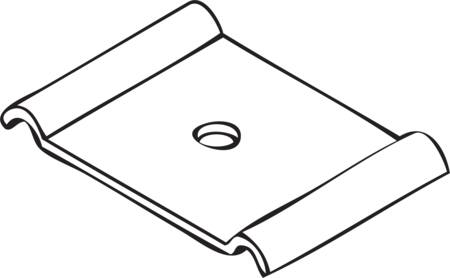 [5437605442] KOBLING F/VÆGBØJLE GKS50 Ø7 MM A4