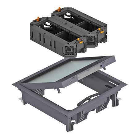 [5401027157] GULVBOKS KOMPLET GES 4 RAL 7011 JERNGRÅ