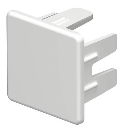 [0836108516] WDK ENDESTYKKE 25X25 MM HVID RAL 9010