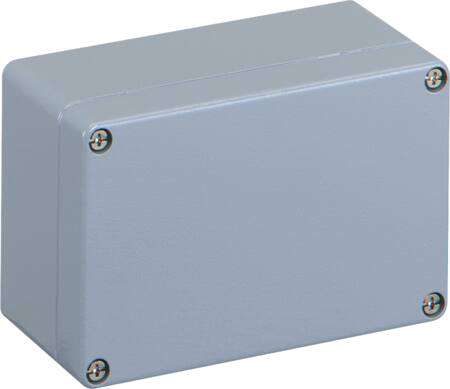 [5412538055] KASSE ALU 125X80 AL 1308-6 GRÅ