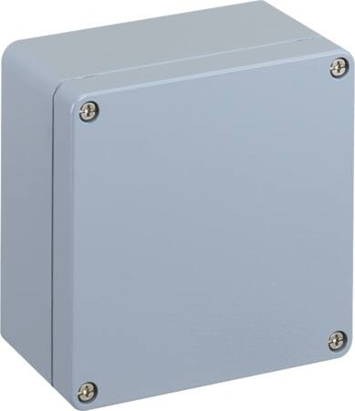 [5412538107] KASSE ALU 160X160 AL 1616-9 GRÅ