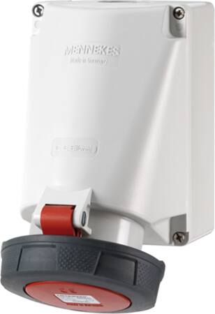 [5428430422] CEE vægudtag 5-pol 63A 400V IP67 M40