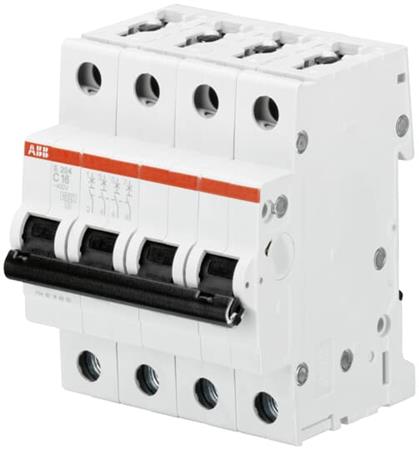 [5401003505] Automatsikring C 63A 4-polet C-karakteristik brydeevne 6kA 230/400V AC 70mm bred S204-C63
