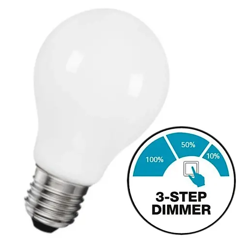 [784317] Diolux NORMA60 6W E27 806Lm 3-trins dæmpbare LED