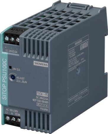 [2663000076] Strømforsyning SITOP PSU100C 24V/2.5A