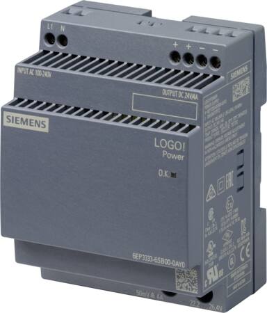 [2663002155] LOGO!POWER 24 V / 4 A stabiliseret strømforsyning