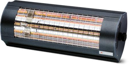 [0200203784] Solamagic terrassevarmer ECO+ PRO 2000 watt JET-BLACK / 9005