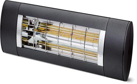 [0200203791] Solamagic terrassevarmer PREMIUM+ 2000 watt JET-BLACK