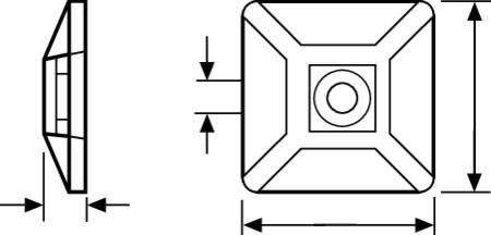 [5439200560] HOLDER HVID M/LIM 28X28 MB4CA