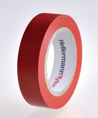 [0839102043] HelaTape Flex 15 mm x 10 m rød 10 ruller