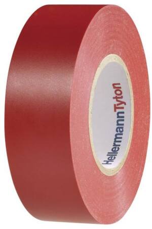 [5439020410] HelaTape-Flex 19mm x 20m Rød 10 ruller