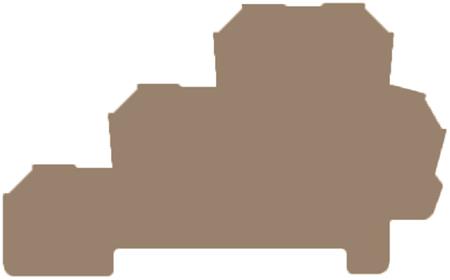 [7921058532] Endeplade AP dld 2,5/PE beige