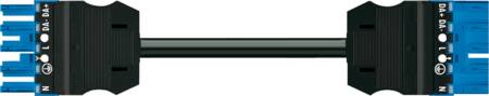 [5428424234] Mellemkabel 6M HF Eca Hunstik - hanstik blå