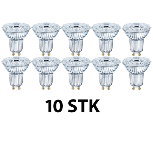 [1559613] OSRAM GU10 Reflektor 4.3W 2700K 10 stk. pr. pakke