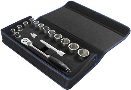 [5497712249] TOPNØGLESÆT 1/2" 16 DELE
