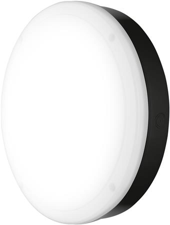[5643002321] LEDVANCE Surface Bulkhead Outdoor 300mm 1400lm 15W 830 IP65 IK10 sort