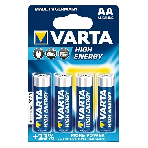 [9494000044] High Energy alkaline AA batteri  4 stk
