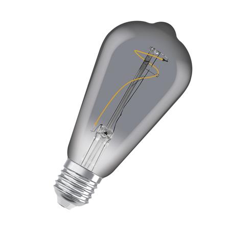 [5657057553] LEDVANCE Vintage 1906 LED edison smoke single filament ultra tynd 100lm 3,4W/818 (10W) E27