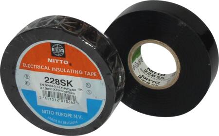 [6839150112] TAPE 228SK PVC SORT 25MMX20M