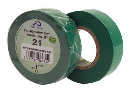 [6839600095] Tape grøn     15MMX10M NR.21
