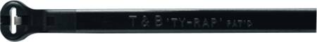 [5439572286] KABELBINDER MED STÅL 4,8X186 P100sort UVbest TY525MXR