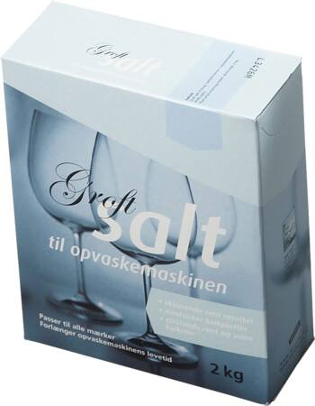 [1897000238] Filtersalt til opvaskemaskiner, groft, 2 kg