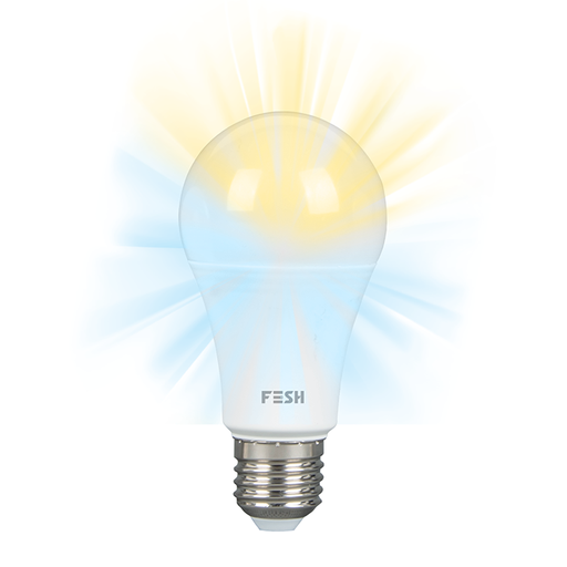 [207001] FESH SMART HOME LED Standard, kold/varm E27 9W
