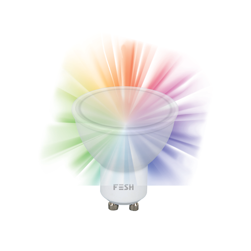 [209004] FESH SMART HOME LED Spot, multicolor GU10 5W, 3-pak