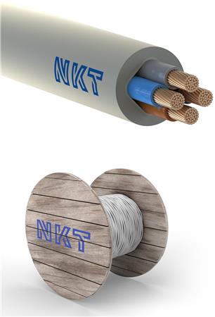 [3033778542] Installationskabel NOIKLX 90° 4X6 Lysegrå AFM