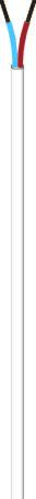 [3032305068] Flad PKLF 2x0.75 Hvid 100m