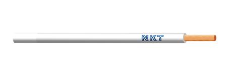 [3032306384] Monteringsledning PVT® H05V-K 1X0,75 Hvid R100