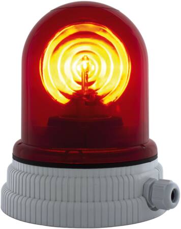 [1790378177] ROTERENDE LAMPE 200R.240 240V AC/DC RØD