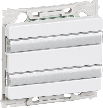 [1092000981] OPUS66 svagstrømstryk 4 connect hvid