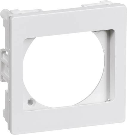 [1017034576] CLIC'LINE kanaldåse overgangsramme lav for 1,5 modul dåse til OPUS 66 indsats hvid