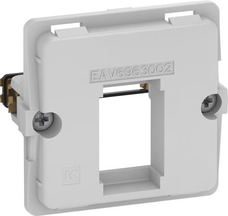 [1088000733] LK FUGA Dataudtag for 1x Keystone RJ45 (small) 1 modul indsats