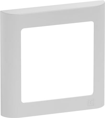 [1017057430] LK FUGA antibakteriel SOFT designramme 1 modul hvid