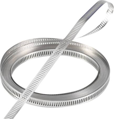 [0939540835] Multi-Spænd spændebånd 5m rustfri bånd i box 8mm