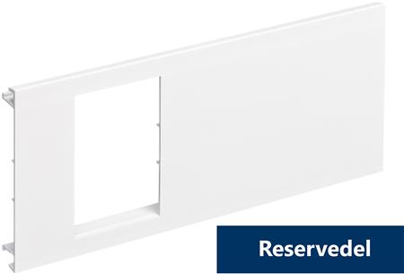 [7936056435] Lågudsnit 1 modul Clic-line for BRH70132 250mm perlehvid