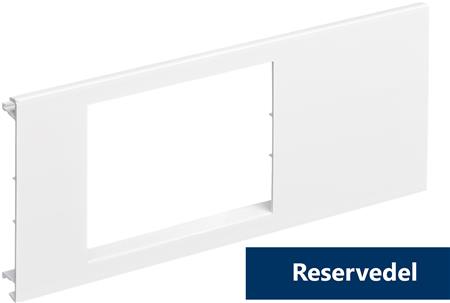 [7936056451] Lågudsnit 2 moduler Clic-line for BRH70132 250mm perlehvid