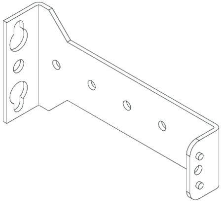 [3614006727] Tabula beslag for din-skinne høj