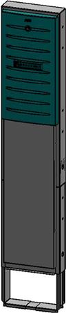 [7211001697] kabelskab el pk20 høj kabeldon