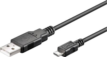 [5486518881] USB KABEL, USB-A TIL MICRO USB B, 1,8M