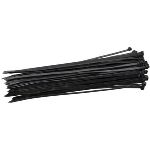 [0990277] Strips / Kabelbinder 7,6x450mm. sort - 100 stk.