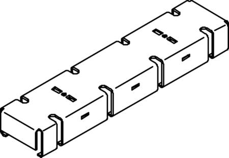 [1914527526] Afdækning skinne holder