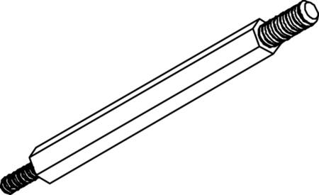 [1914136920] STAGBOLT FOR AFDÆKNING